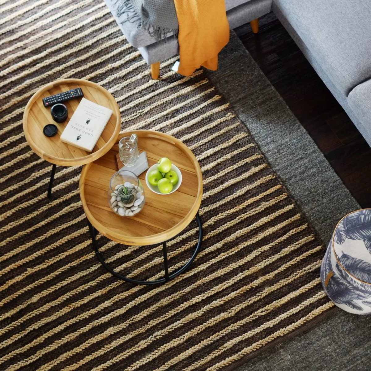 Denver Teak Round Coffee Table Small