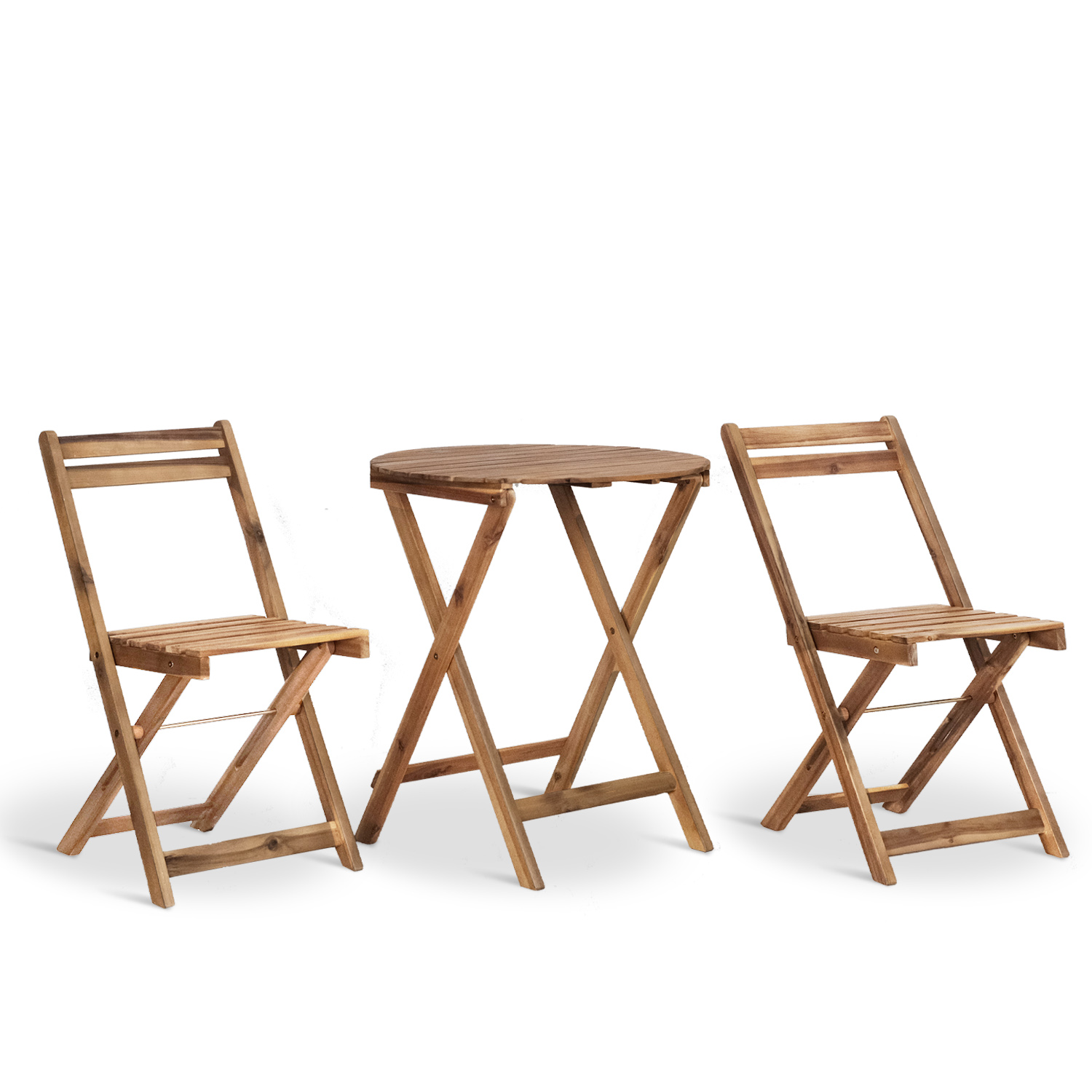 Freesia Outdoor 1+2 Dining Set - Round Table