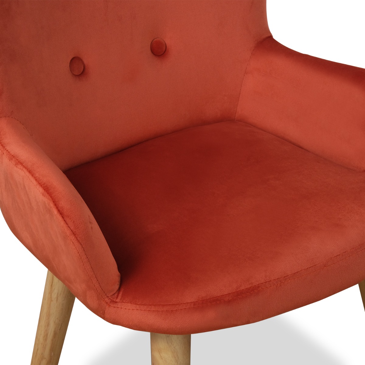 Dolly Kids Carrot Velvet Chair