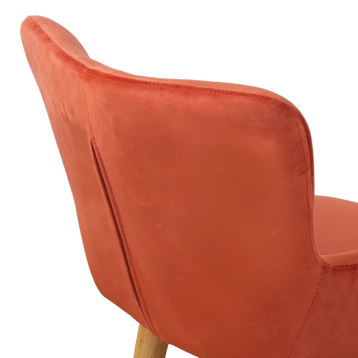 Dolly Kids Carrot Velvet Chair