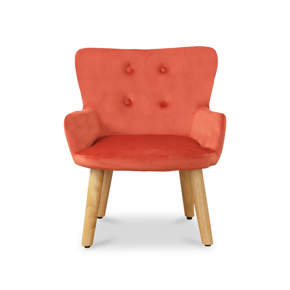 Dolly Kids Carrot Velvet Chair