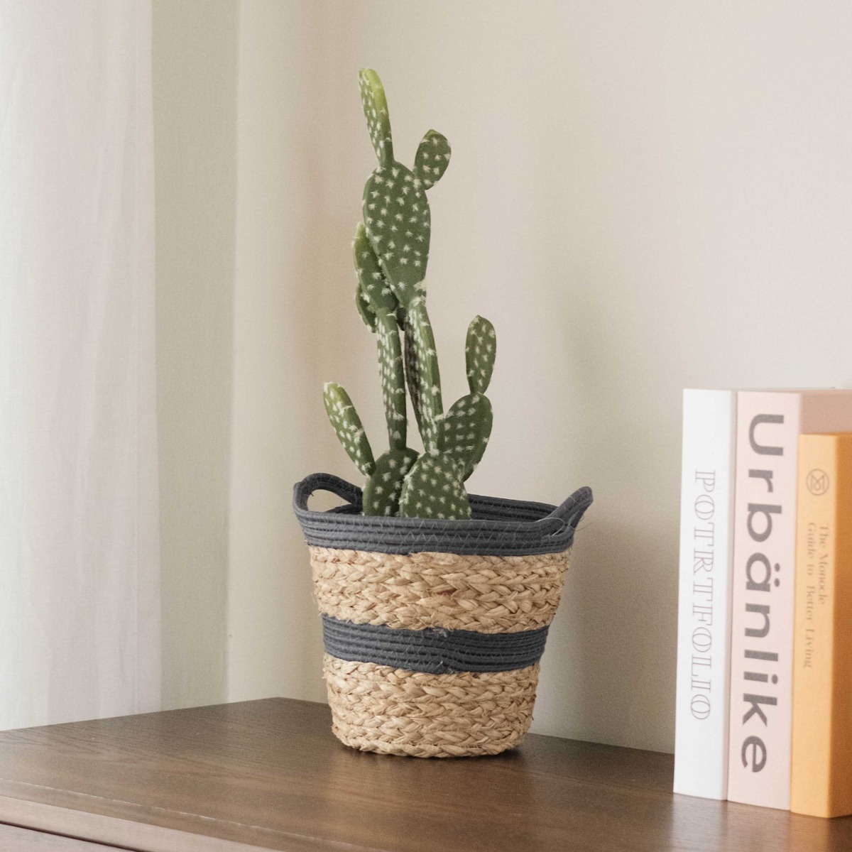 Fia Seagrass & Cotton Small Basket