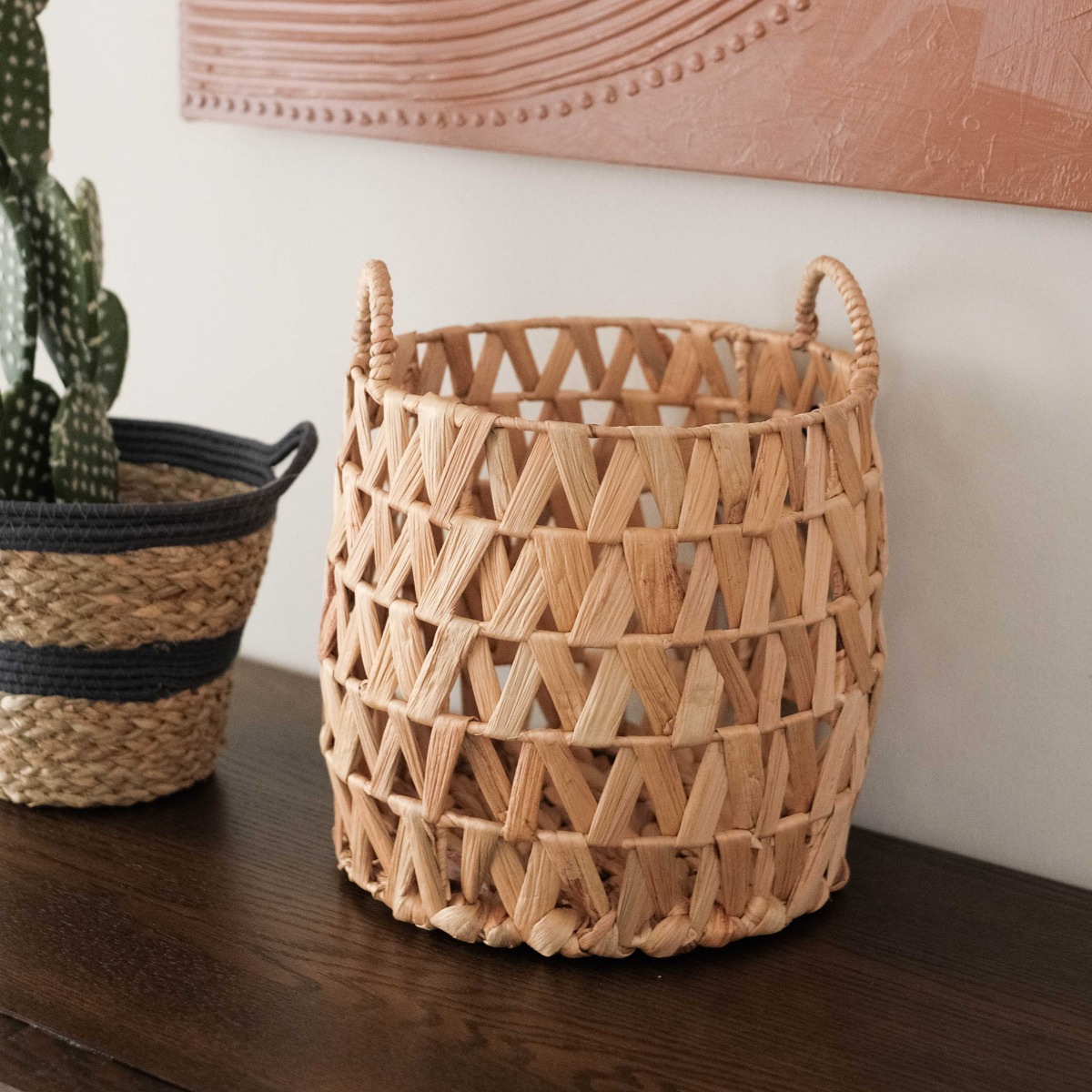 Ryann Water Hyacinth Basket - S