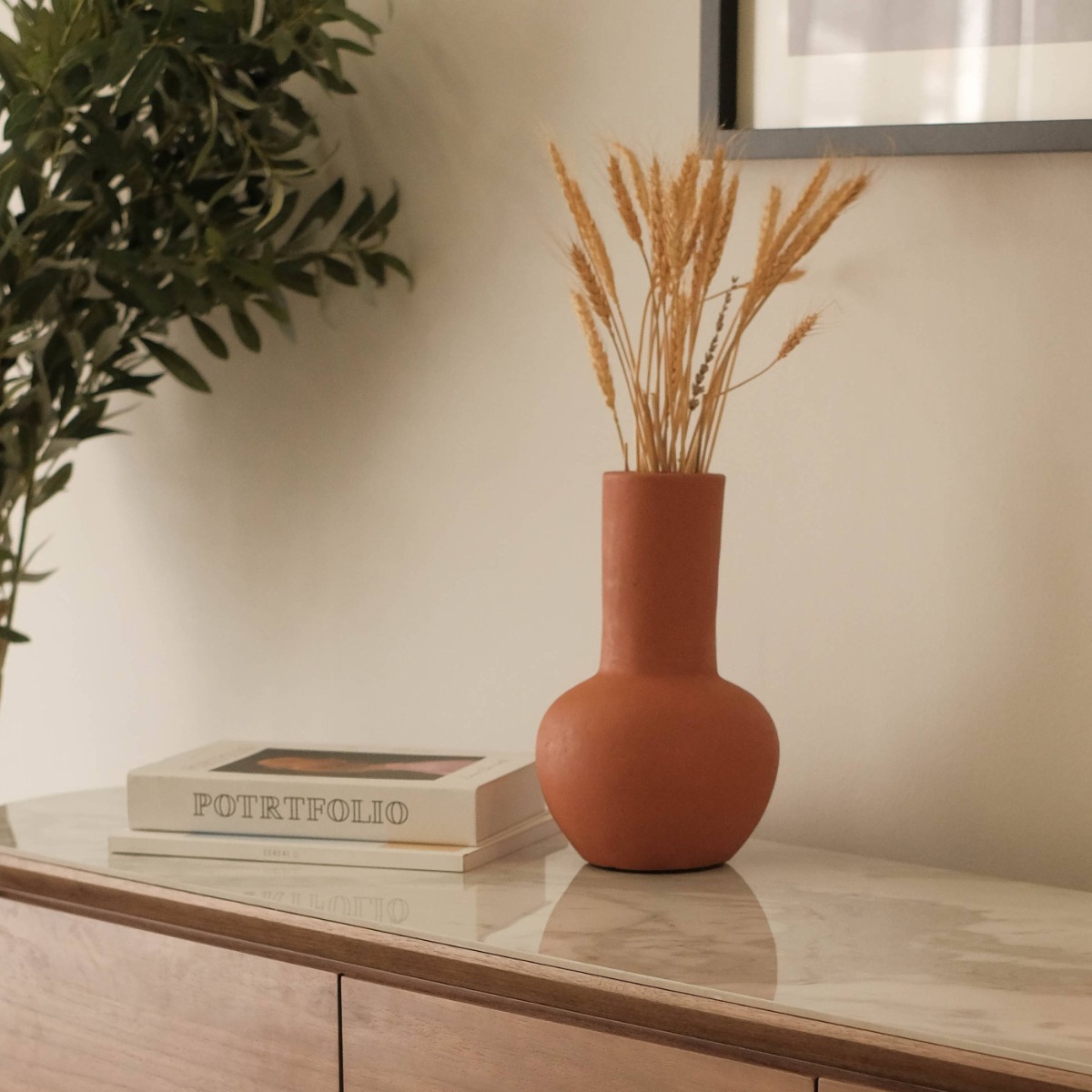 Taruna Natural Terraccota Mallet Vase