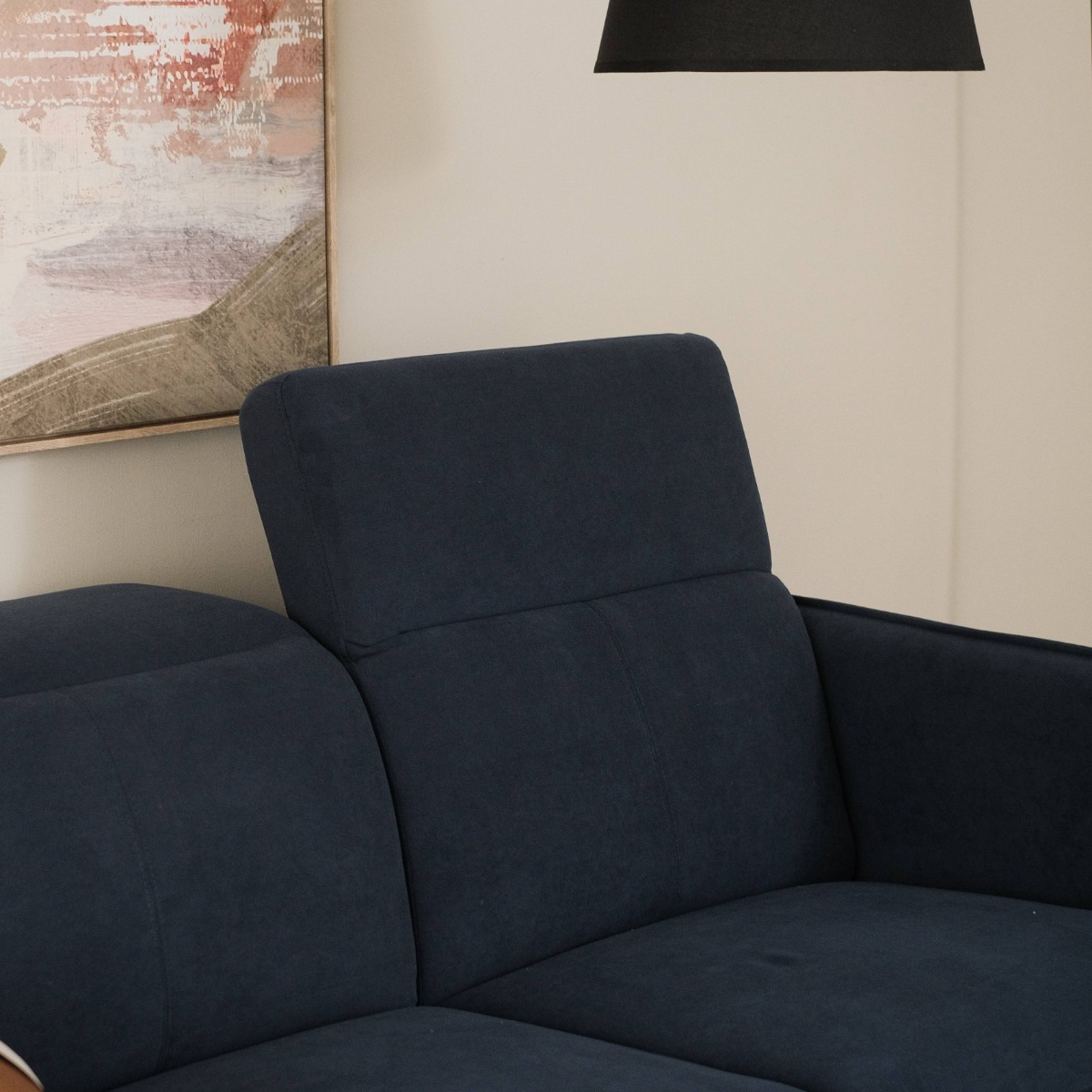 Harper Midnight Blue 3 Seater Sofa (Markdown)