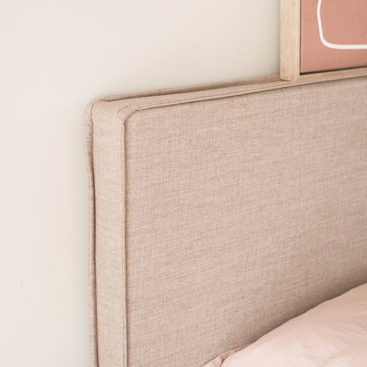 Ava Sand Beige Queen Bed