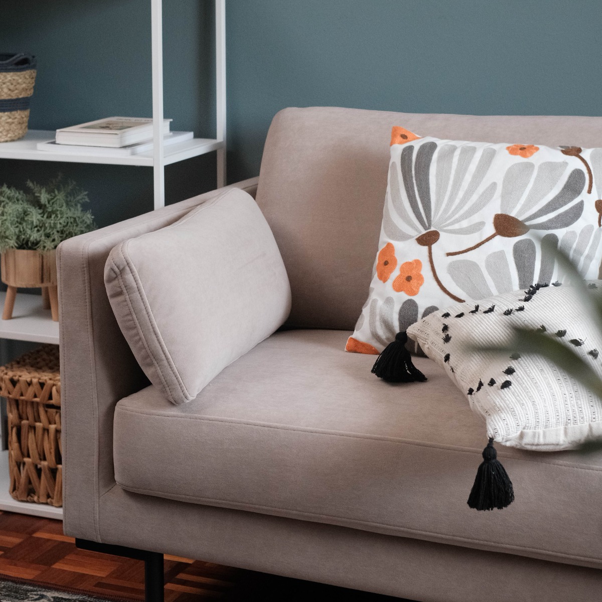Loft Sand Beige 3 Seater Sofa