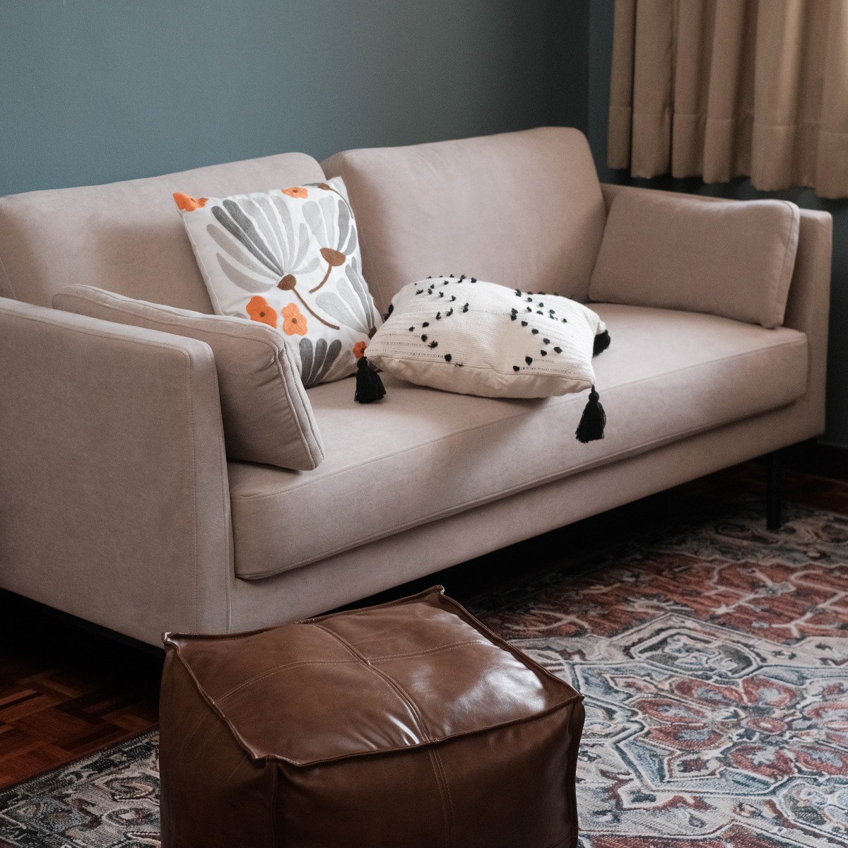 Loft Sand Beige 3 Seater Sofa