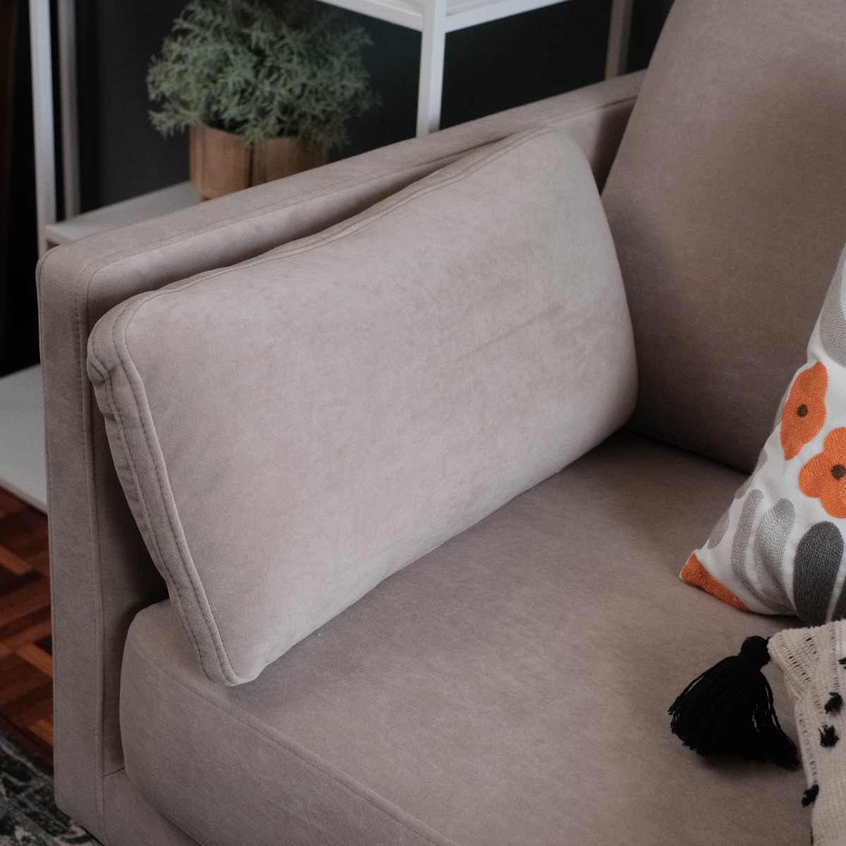 Loft Sand Beige 3 Seater Sofa