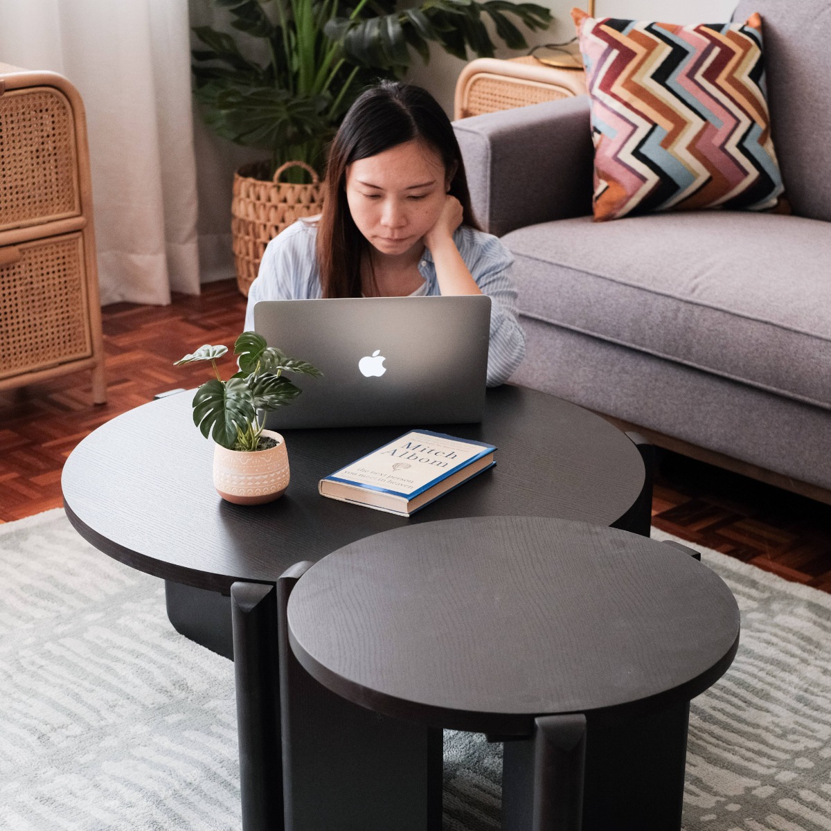 Juno Ebony Coffee Table