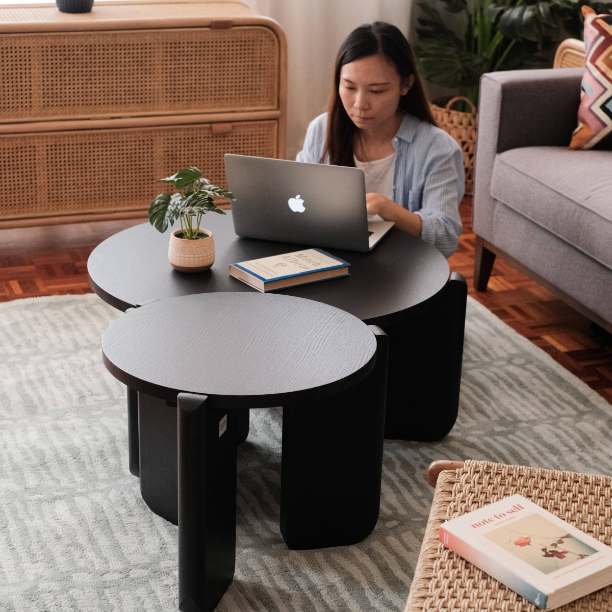 Juno Ebony Coffee Table