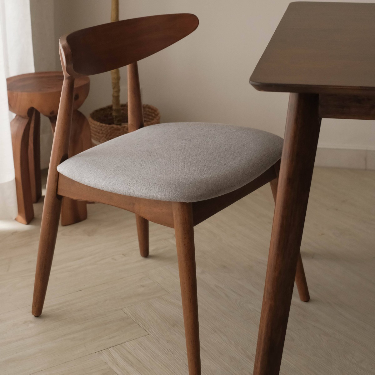 Nate Sienna Brown Dining Chair