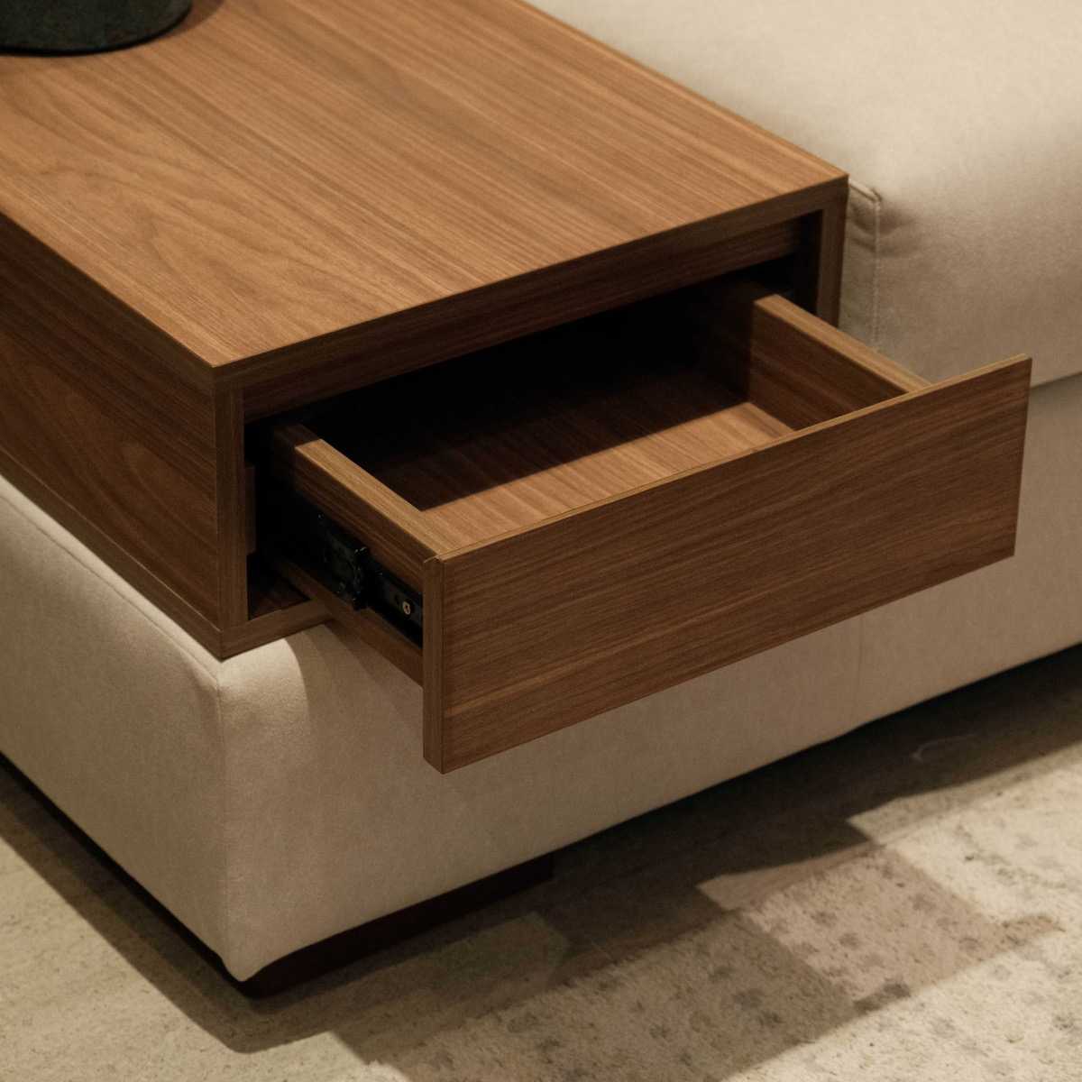 Joen Left Sectional Sofa with Right Side Table