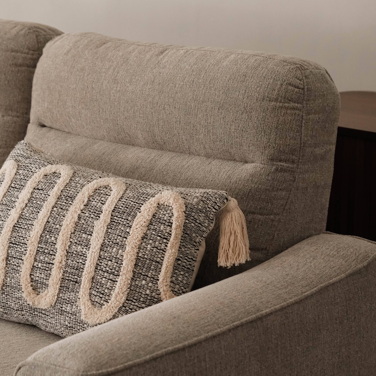 Linus Stone Grey Left Sectional Power Reclining Sofa