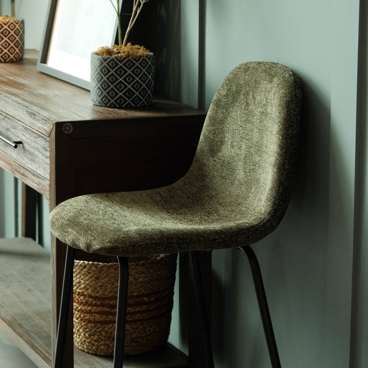 Sera Counter Stool Moss Green