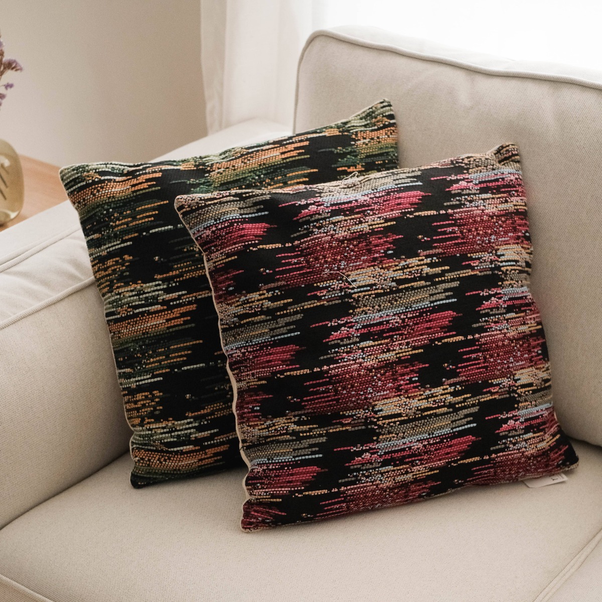 Moss Hunter Green Art Cushion 45x45