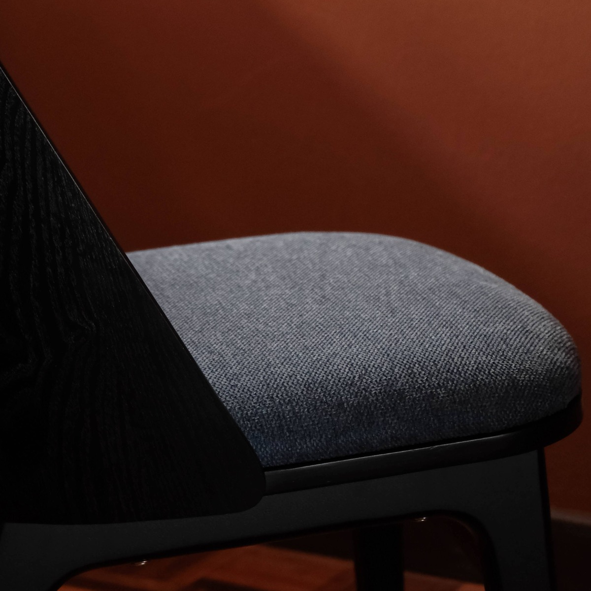 Teagan Ebony Dining Chair Midnight Blue