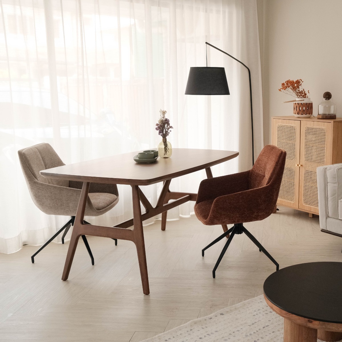 Hayley Dark Beige Dining Chair