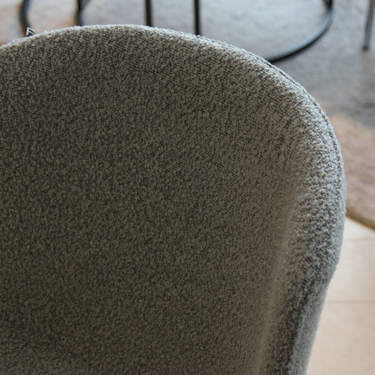 Zoya Cloud Grey Dining Chair