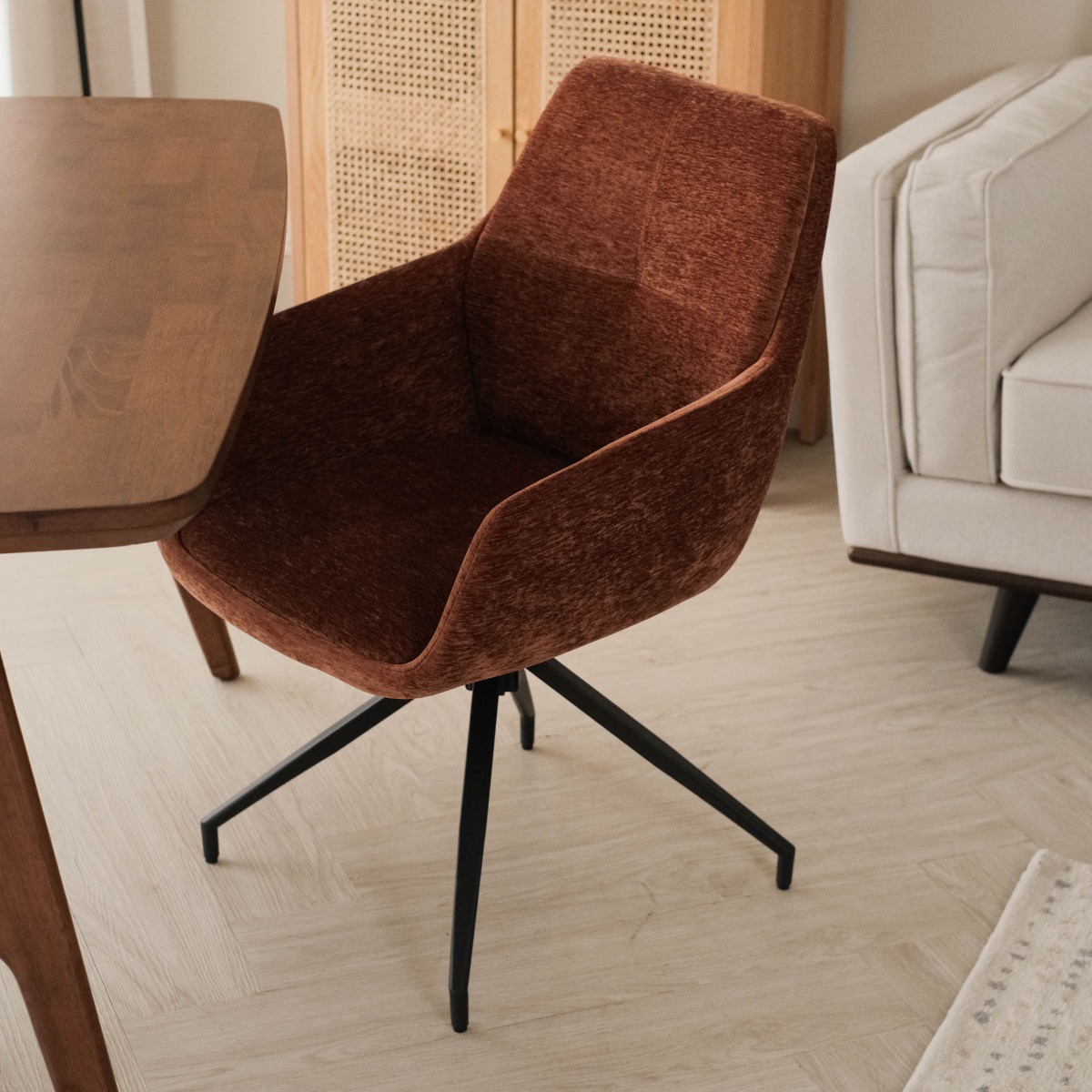 Hayley Umber Brown Dining Chair