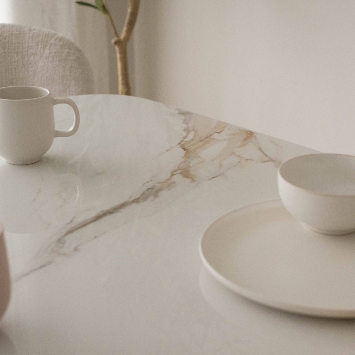 Freya White Dining Table 160cm