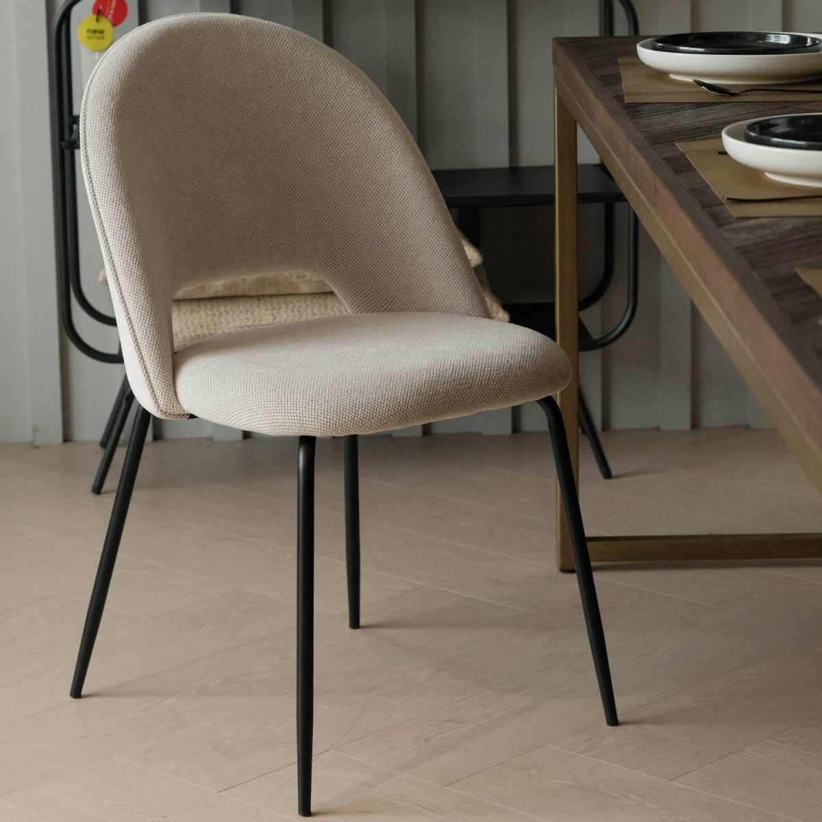 Hilda Oatmeal Dining Chair