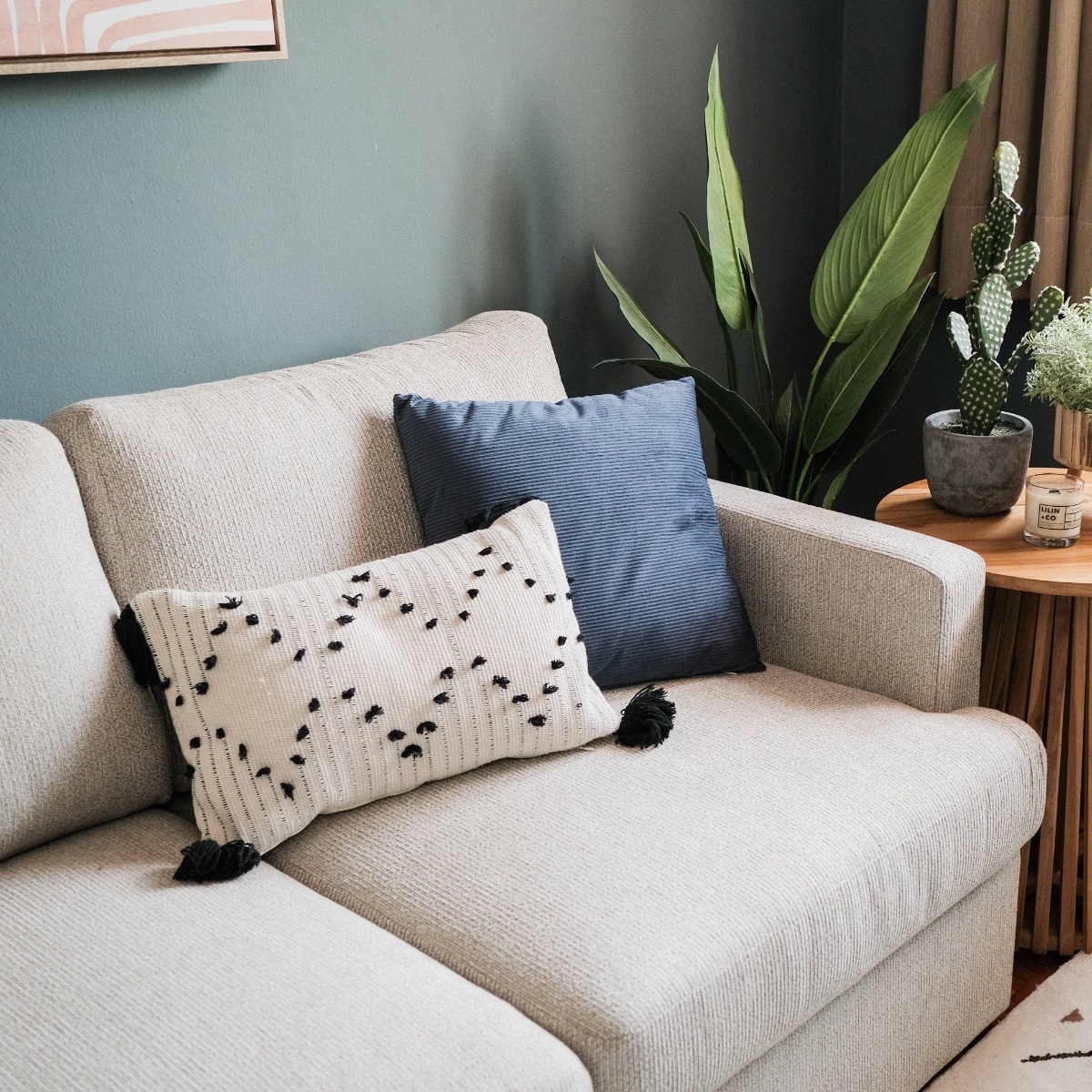 Archer Sand Beige 2 Seater Sofa