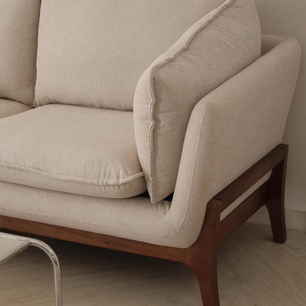 Brett Light Grey Right Sectional Sofa