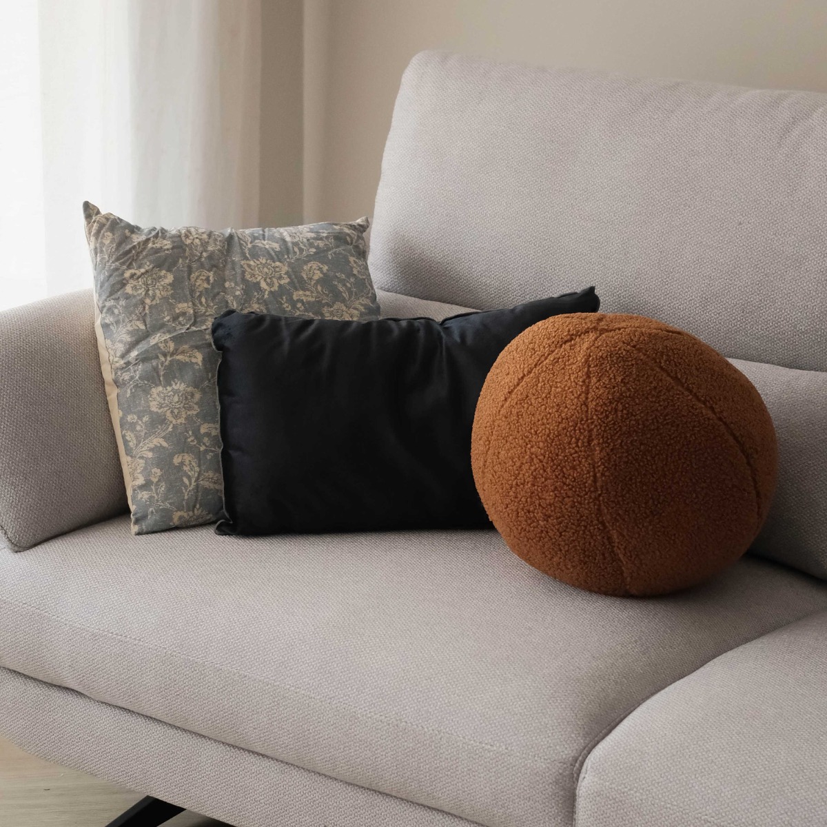 Bounsie Ball Cushion Dia30 Brown