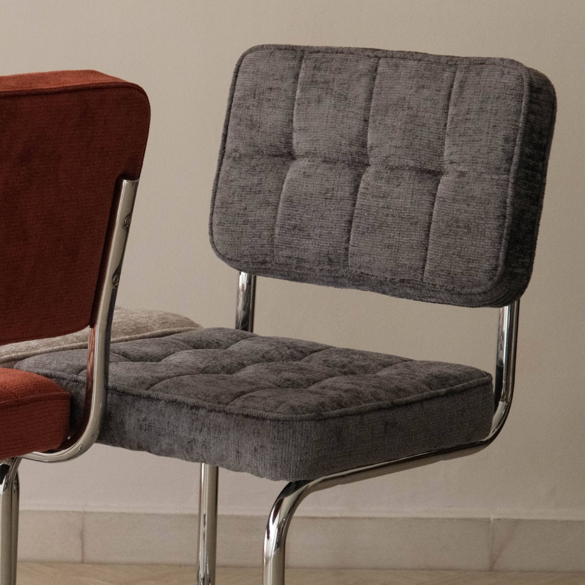 Emery Steel Grey Dining Chair