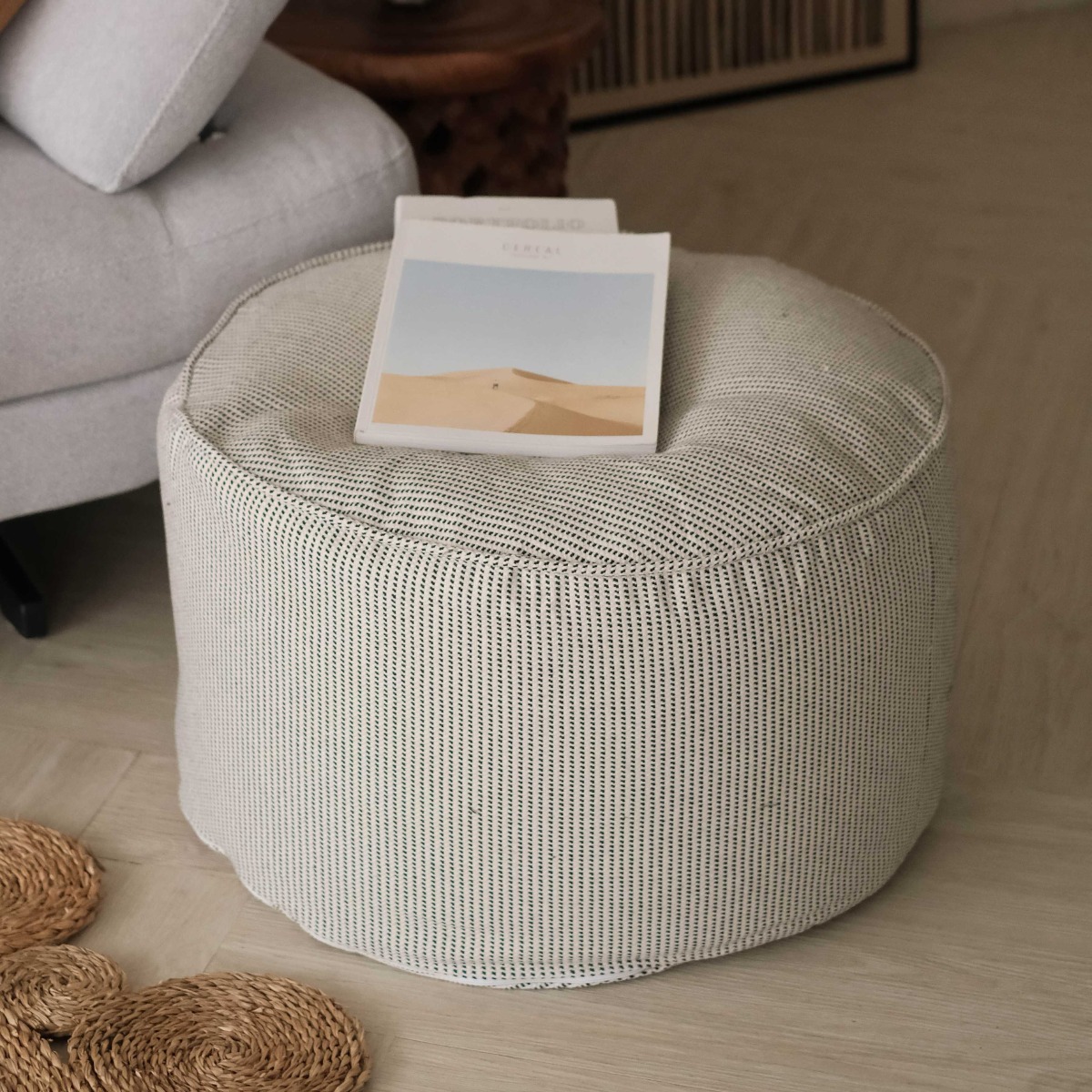 Gisele Cylinder Pouf