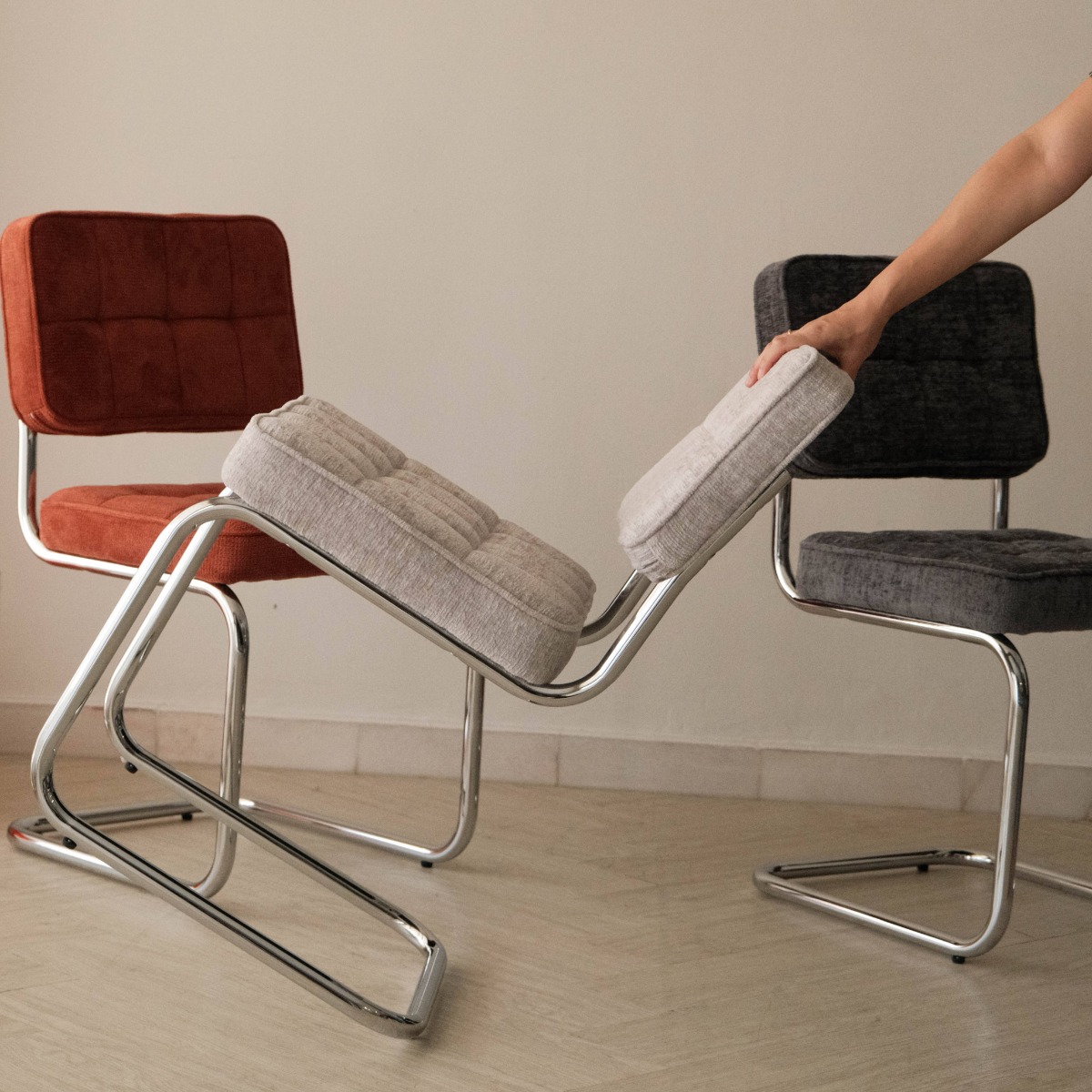Emery Silver Grey Dining Chair