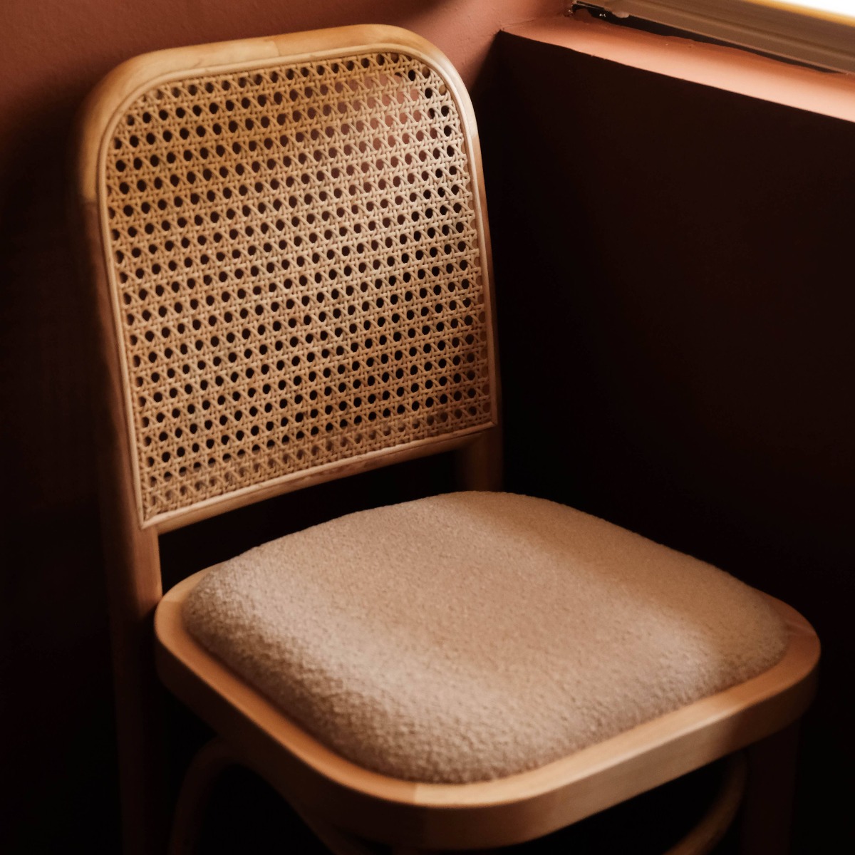Sophie Natural Counter Stool