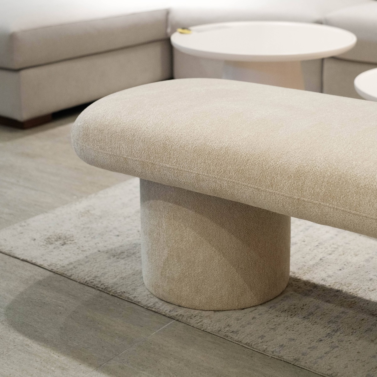 Furina Light Beige Bench