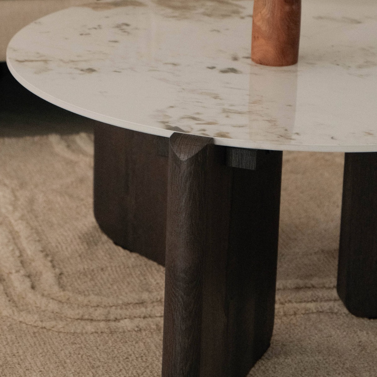 Juno Ceramic White Coffee Table