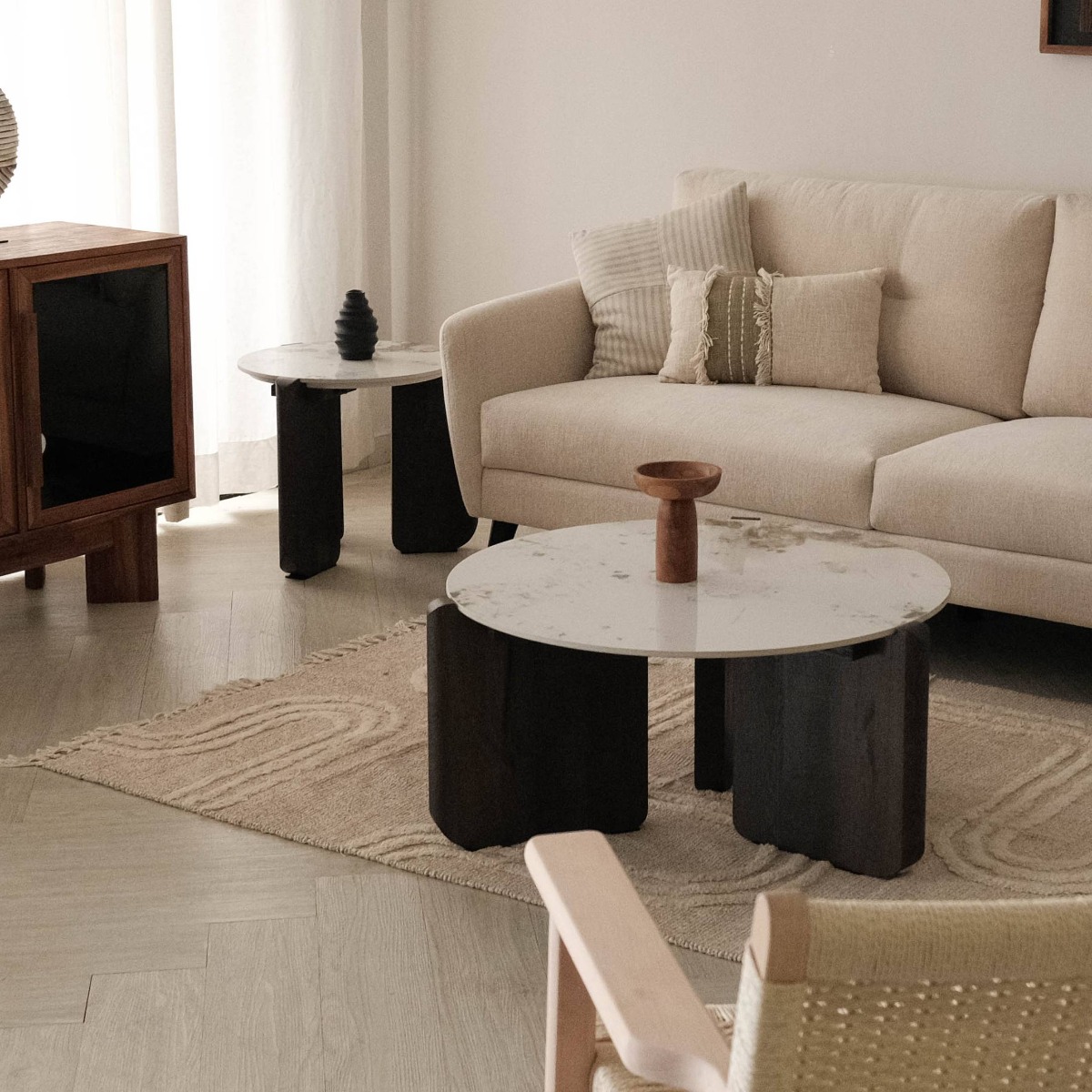 Juno Ceramic White Coffee Table