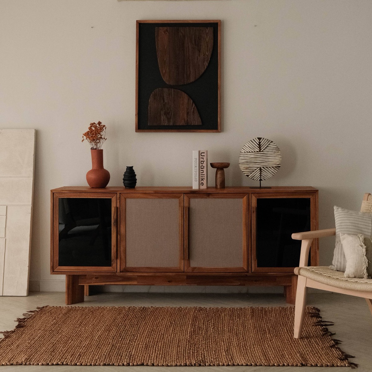 Teja 4 Doors Sideboard
