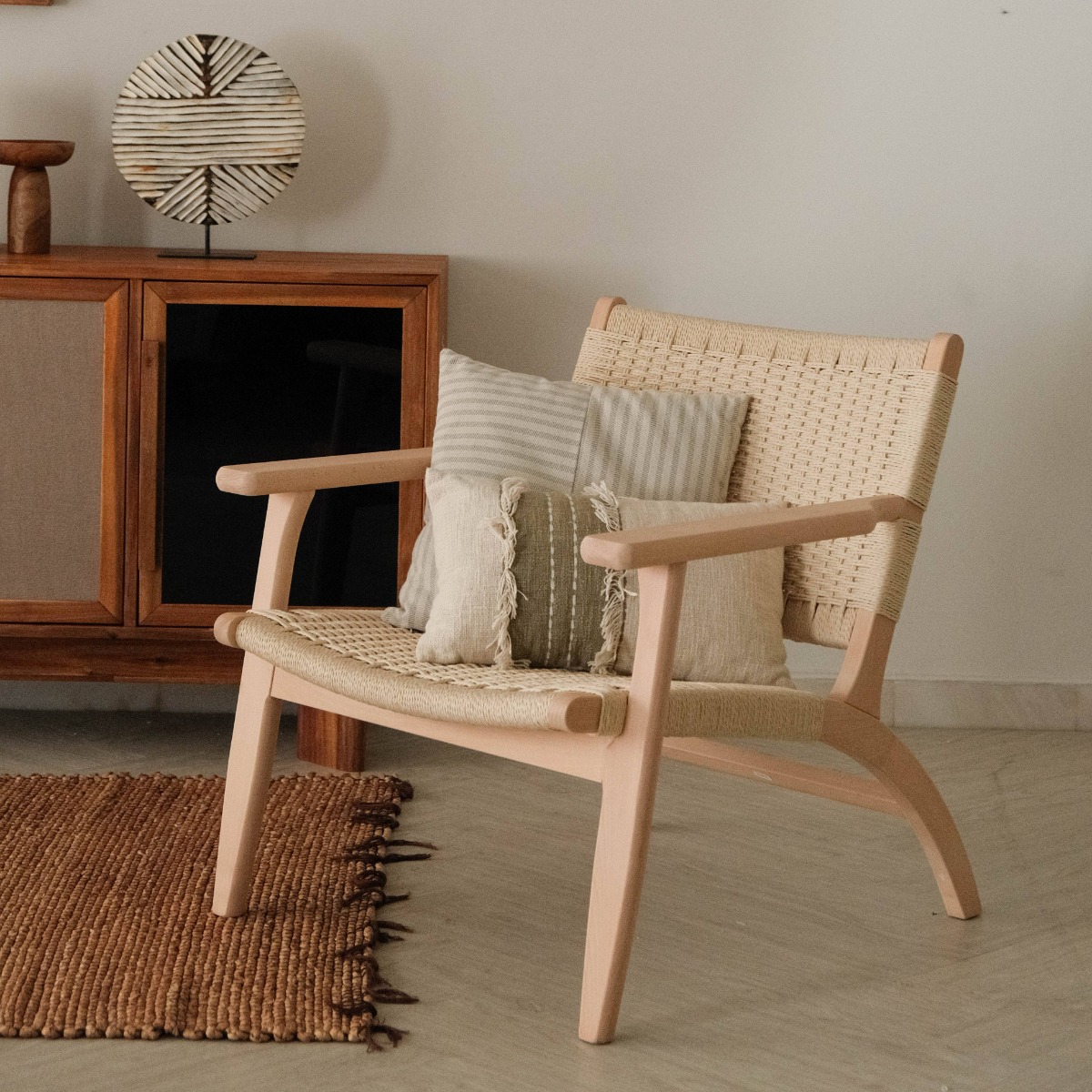 Dallas Natural Lounge Chair