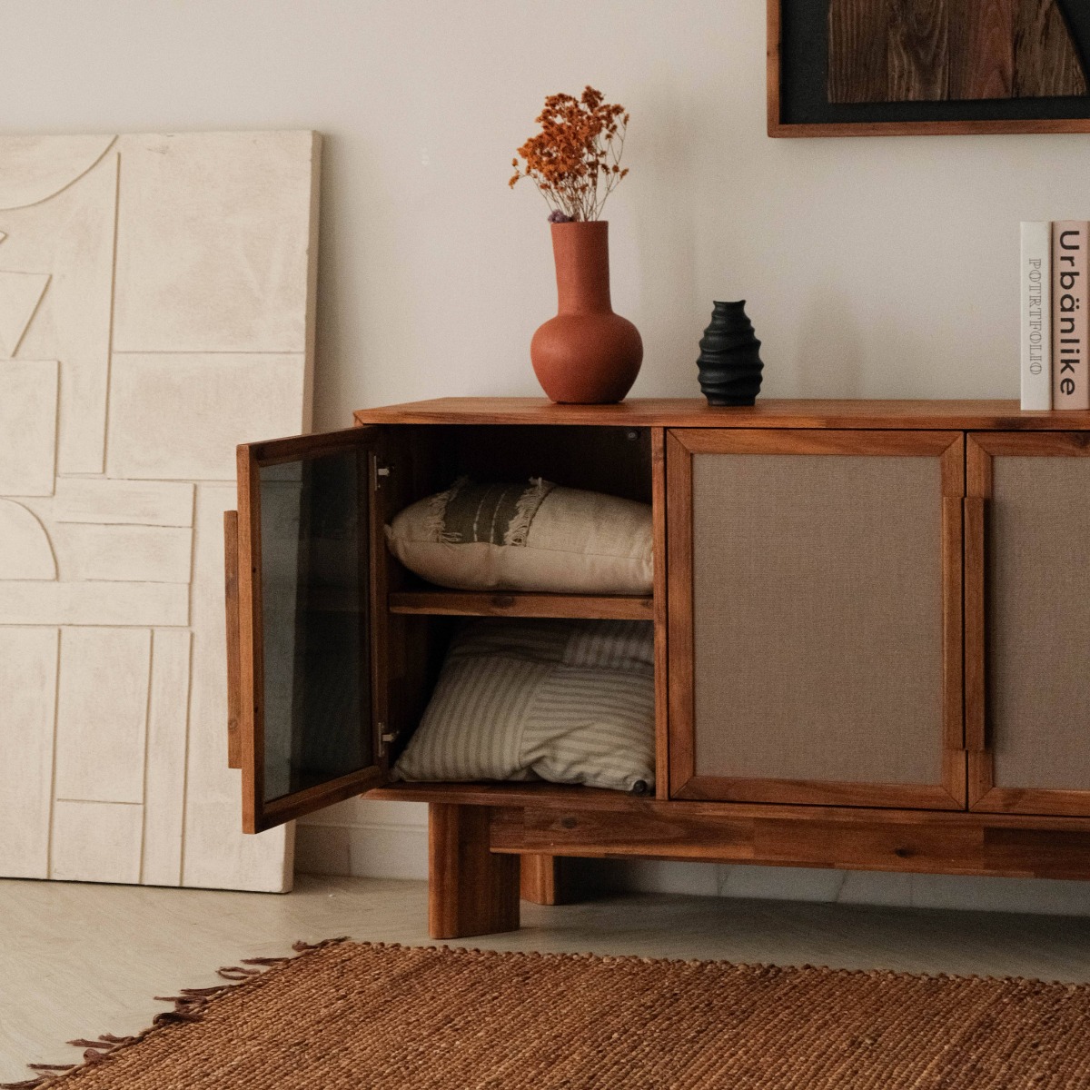 Teja 4 Doors Sideboard