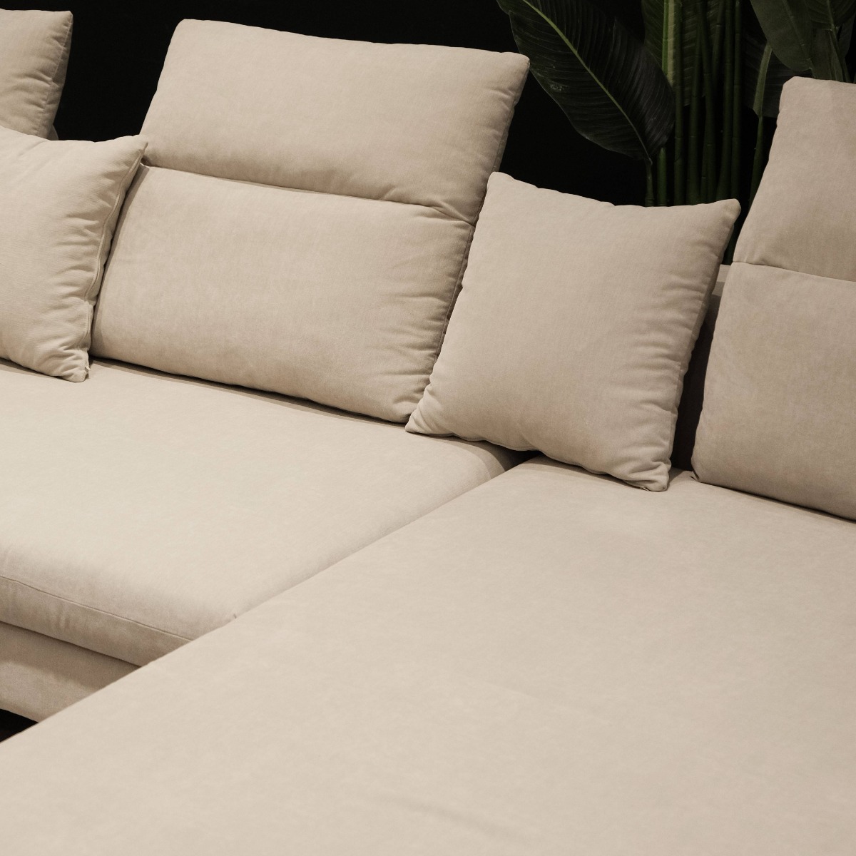 Scarlett Left Sectional Wide Sofa