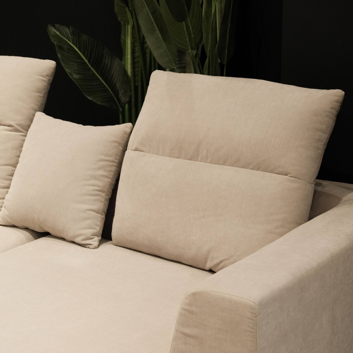 Scarlett Left Sectional Wide Sofa