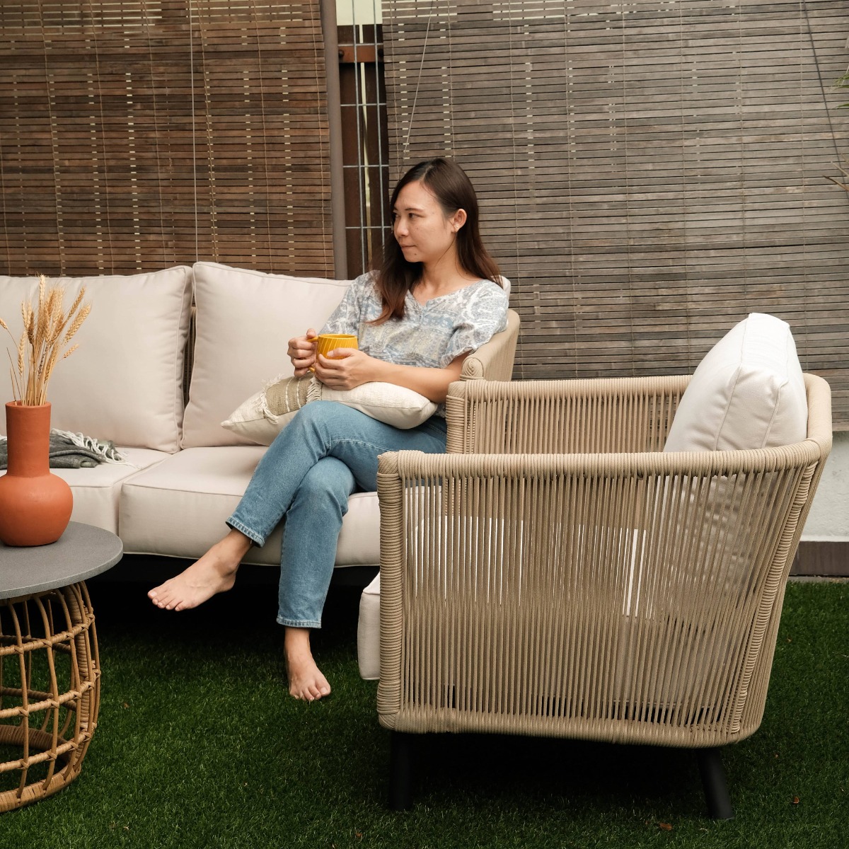 Primrose Outdoor 1 Seater Sofa
