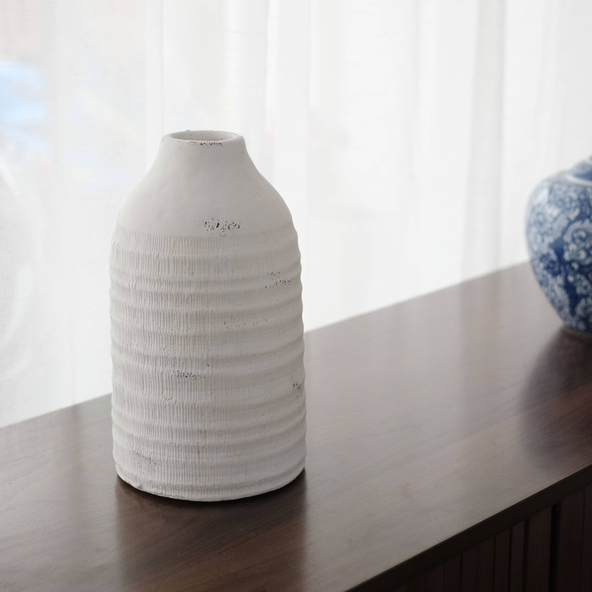 Ophelia White Vase