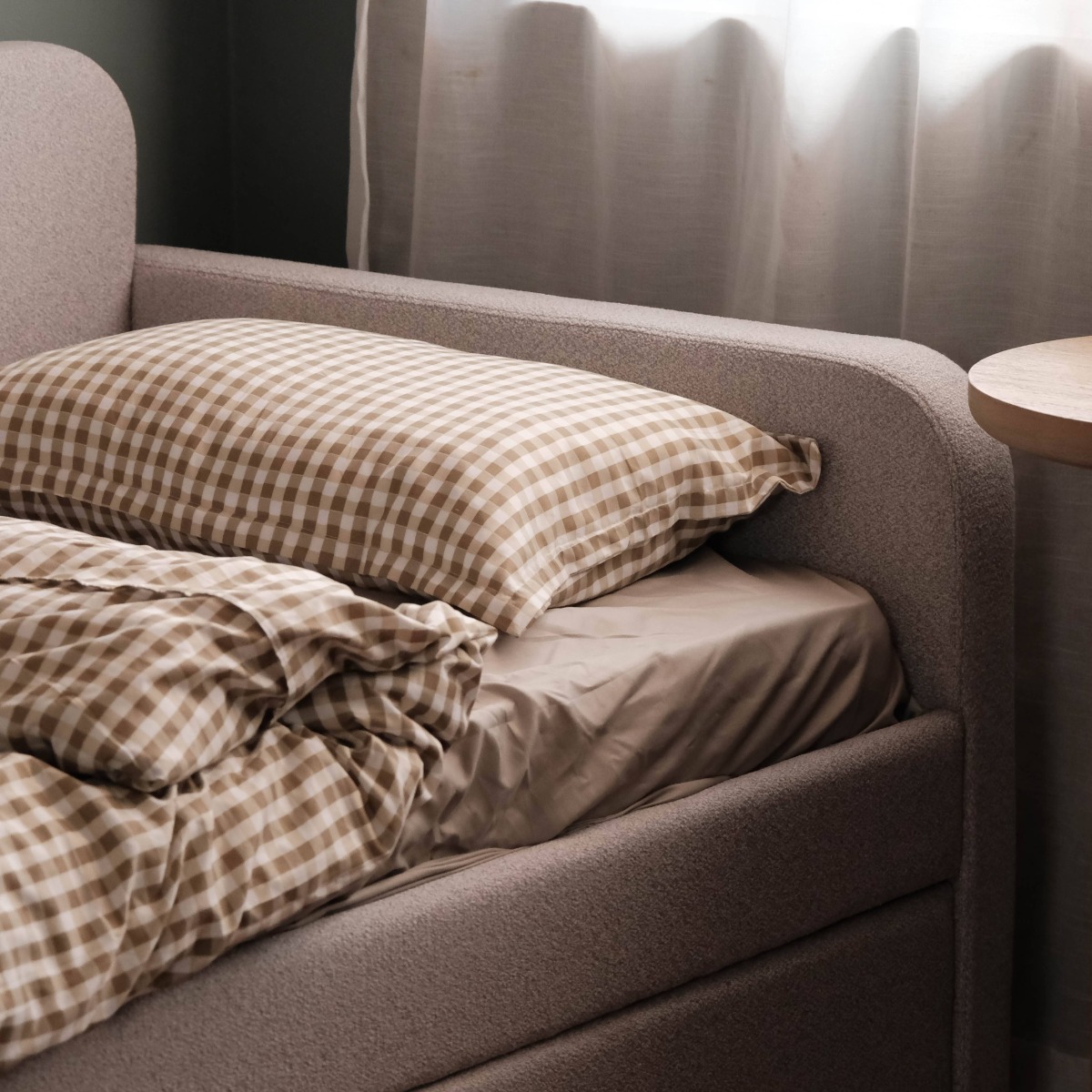 Jedda Mist Grey Single Daybed with 2 Drawers