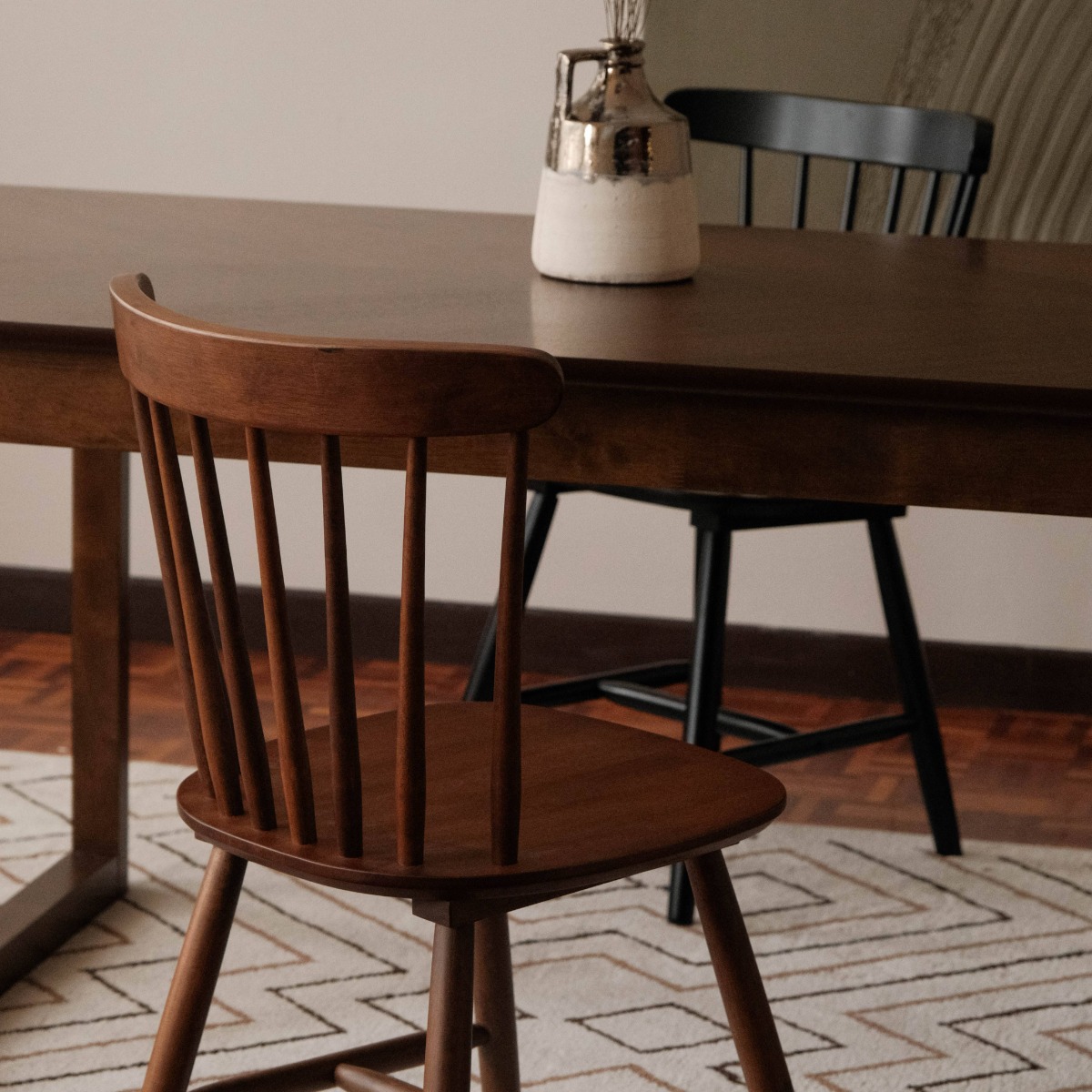 Brenna Walnut Spindle Dining Chair