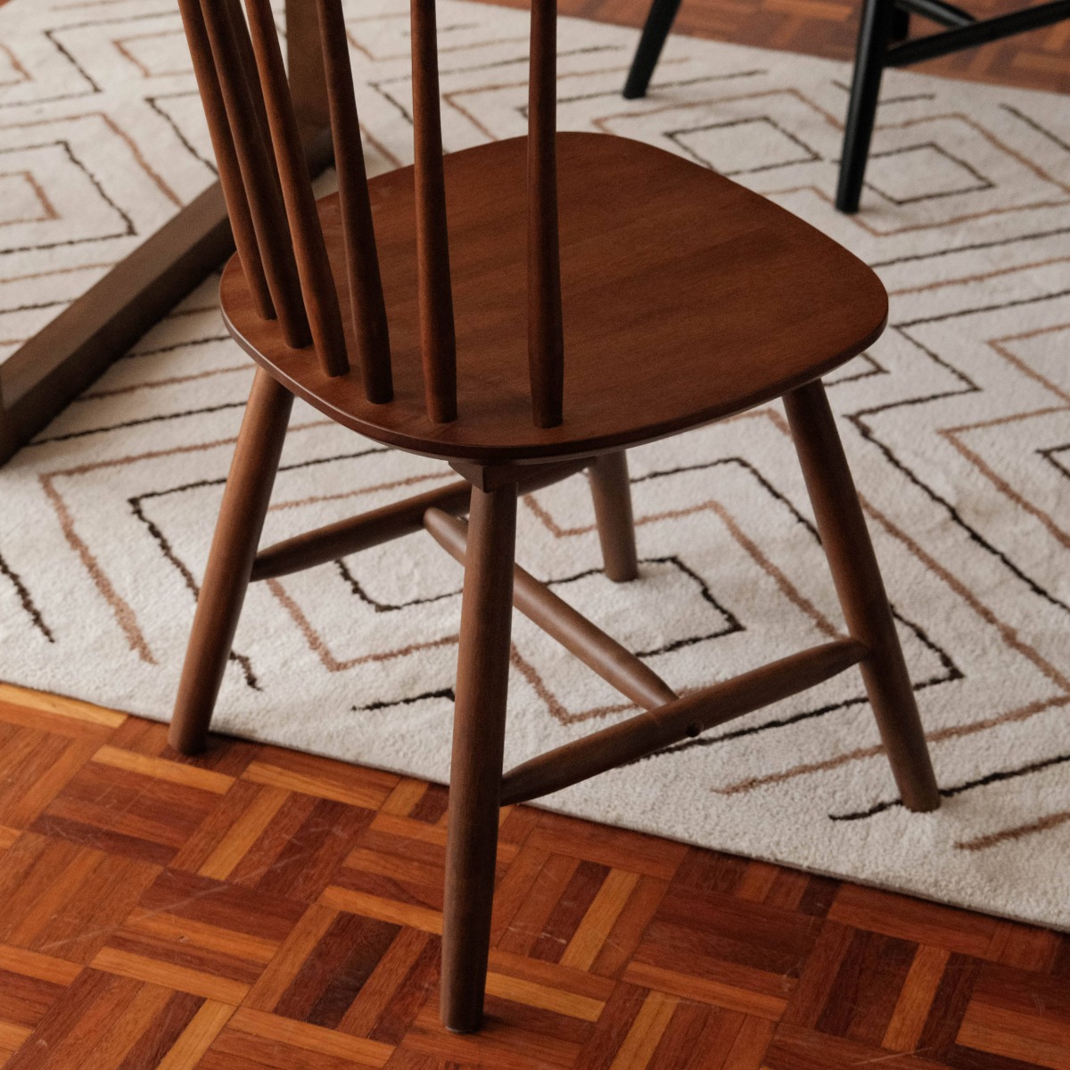 Brenna Walnut Spindle Dining Chair