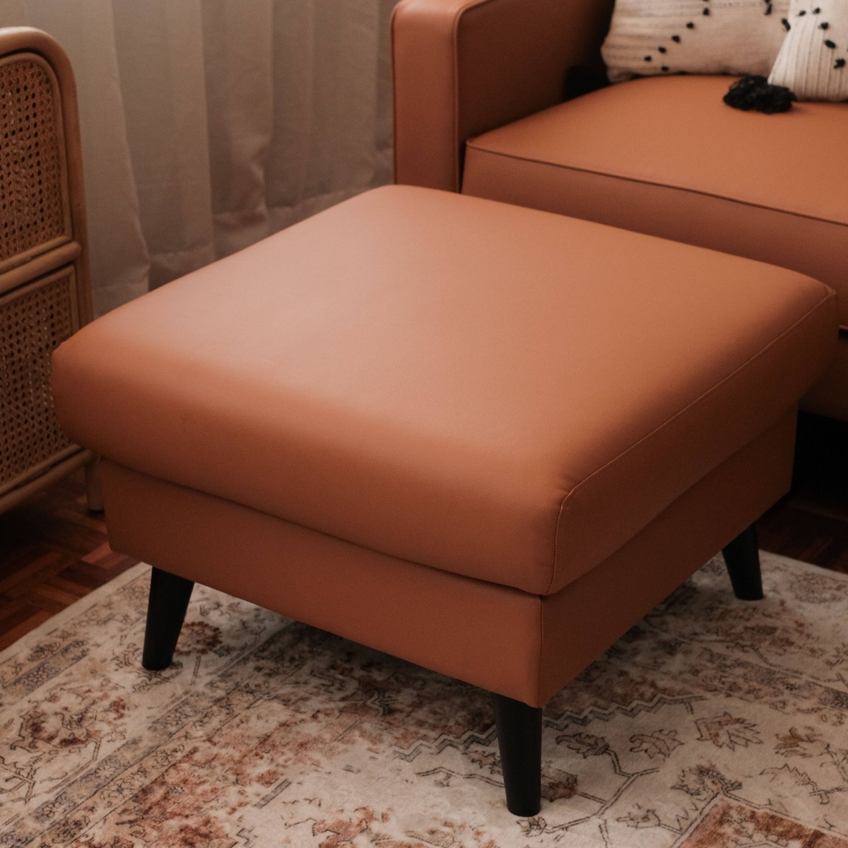 Riko Persimmon Ottoman