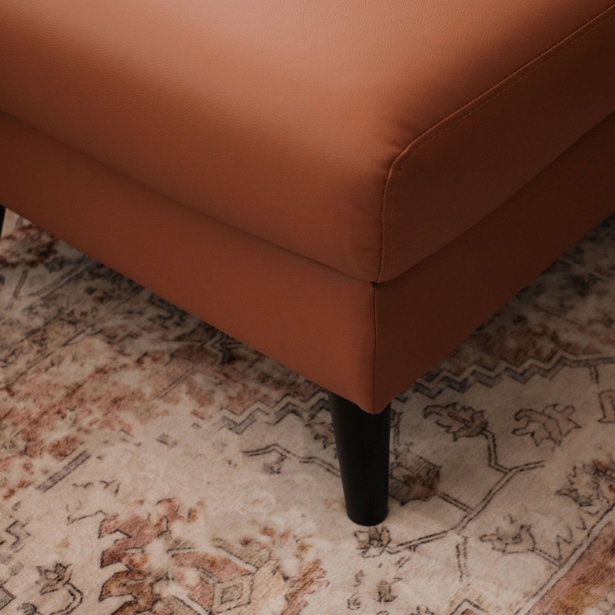 Riko Persimmon Ottoman
