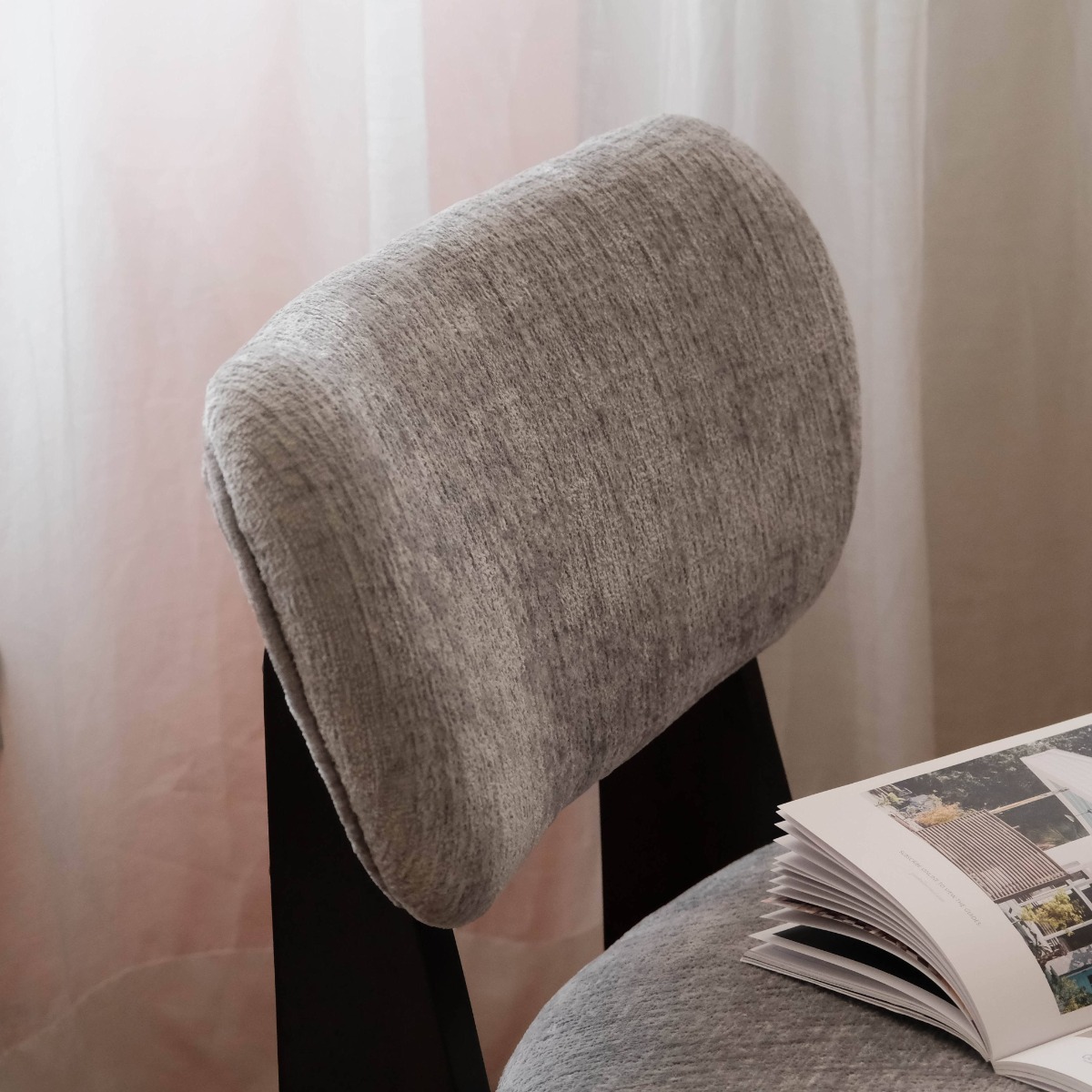 Emma Mist Grey Lounge Chair