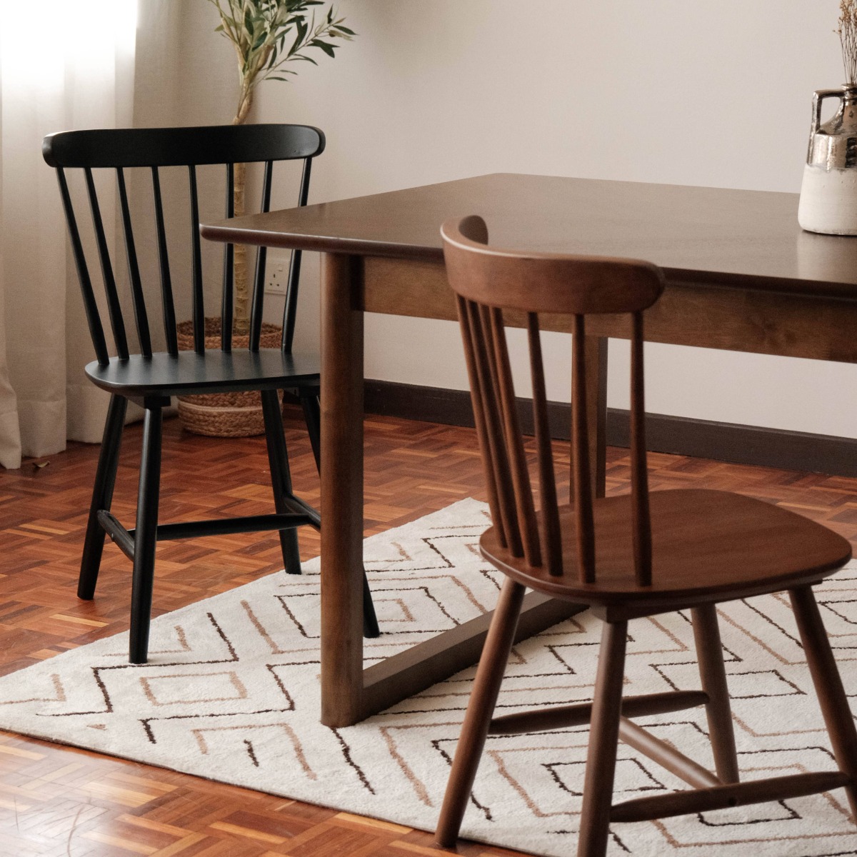 Brenna Ebony Spindle Dining Chair